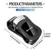 htgks6 Fashion Car Sun Visor Glasses Clip Eyeglasses Storage Holder Auto Accessories For Skoda Kamiq MK3 Roomster Rapid Kodiaq Karoq