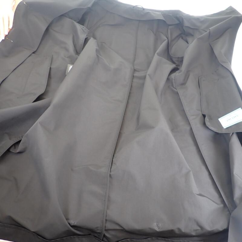 Prada 291367_S181_043 44 Trench Coat Black Cotton/polyester Mens