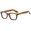 Fashion Vintage Square Clear Lens Classic Eyeglasses Frame Male Elegant Glasses Men Women Transparent Lens
