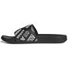 adidas Шлепанцы Adilette Comfort 'Логотипы по всей поверхности Черный' FZ1750