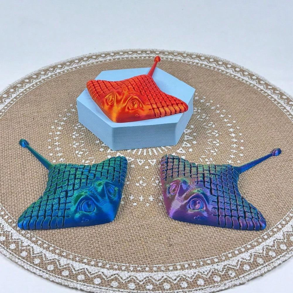 1 шт. 3D-печатный макет манта, морской животное, дьявольский скат, снятие стресса, креативный подарок, украшение