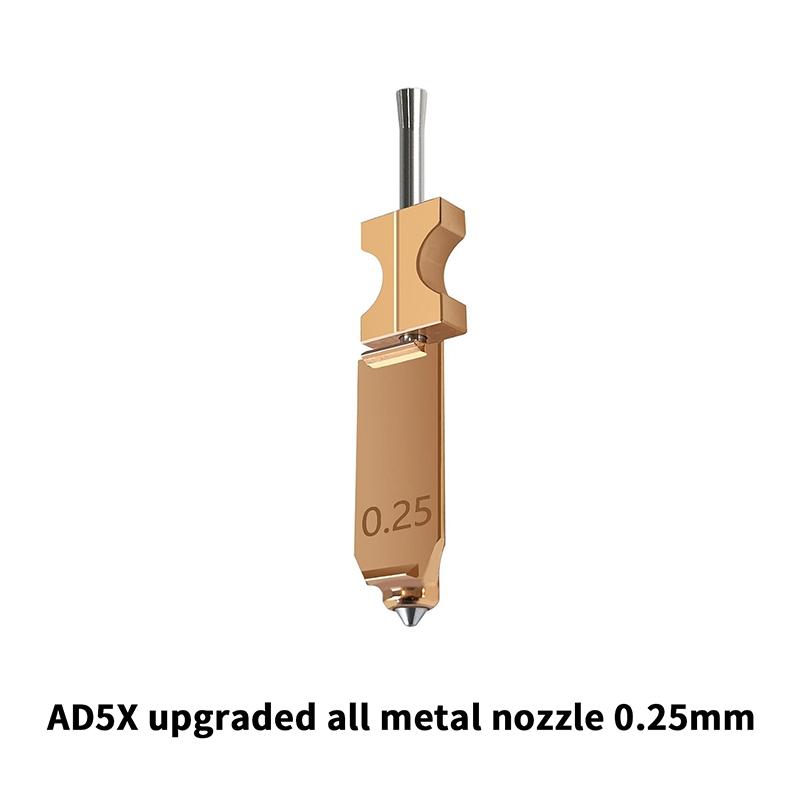 Flashforge AD5X Nozzle Upgrade Kit Hotend Extruder Detachable Multiple Size Durable Accessory for Innovative Prototyping