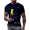 Летние мужские новые футболки с рисунком 12 созвездий Европы и Америки, модные футболки с короткими рукавами и принтом в уличном стиле