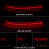 LED Rear Bumper Reflector Lights For Kia PEGAS 2016 2017 2018 2019 2020 2025 2025 Running Brake Dynamic Turn Signal Lamps 12V