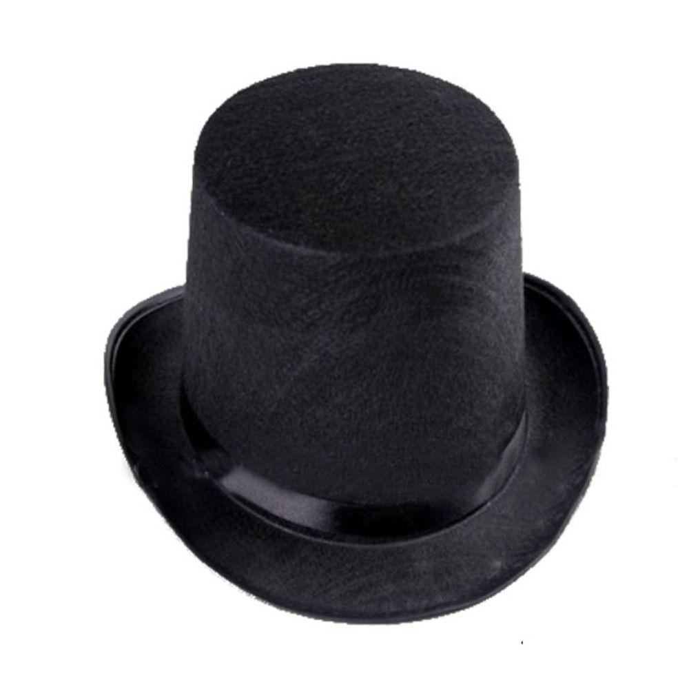 Cosplay Halloween Props Fedora Hat Retro Top Cap Magician Top Hat Performed Hat Bowler Top Hat