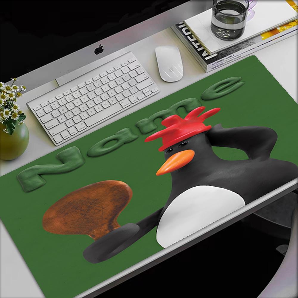 Custom Name Feathers McGraw Theme Mouse Pad, Non Slip Rubber Base, Multifunctional Office & Home Decor, Perfect for Workspace Personalization.