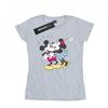 Womens/Ladies Mickey And Minnie Mouse Kiss Cotton T-Shirt