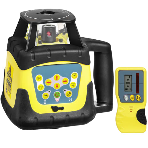 Firecore FRE205R Rotating Laser Self-Leveling Laser Level, Rotating Laser Level, Surveying Level, Leveling Receiver, Remote Control Included, Measurin