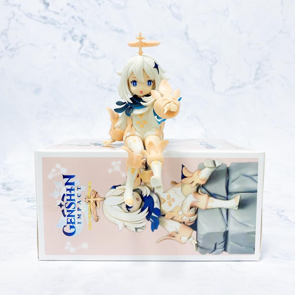 12СМ Genshin Impact Паймон Genshin Impact Кли Аниме Фигурка Действия Лапша Быстрого Приготовления Пресс ПВХ Игрушка Коллекционная Модель Подарок