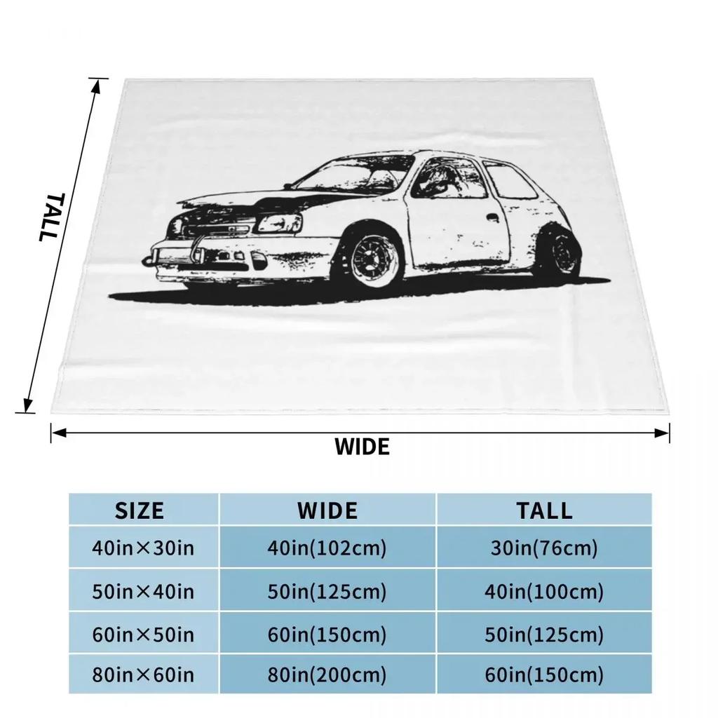 Micra K11 Эскиз Плед Односпальные Одеяла Диваны для Декора Термоодеяла