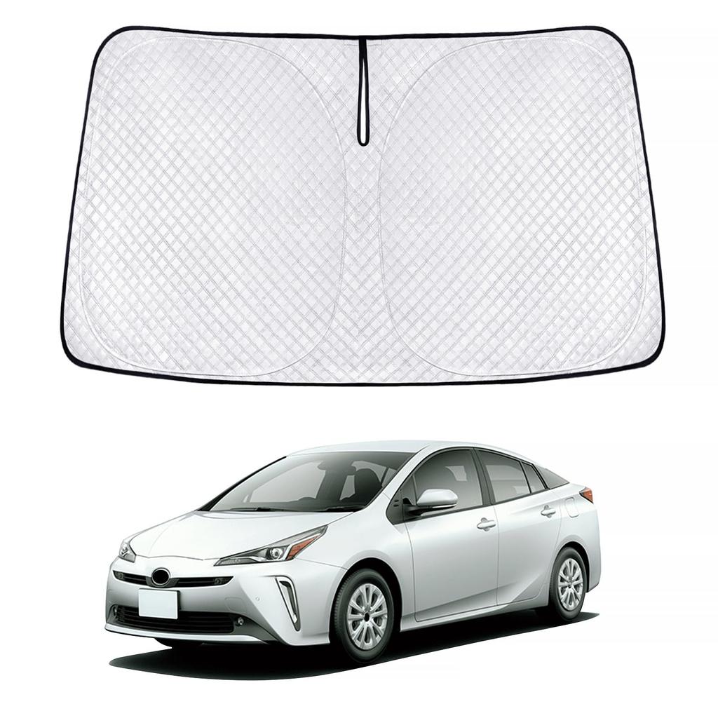 New Prius 50 Series Compatible with PRIUS Windshield Car Shade UV Car Privacy Custom Part Sunshade, ZVW50/51/55 Vehicles, Sunshade, Shade, Curtain,