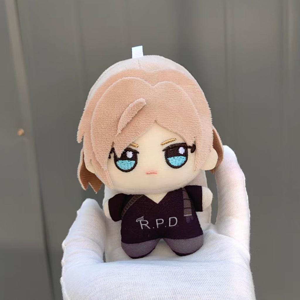 Funny 26cm With Body Wire Flexible Anime Resident Game Evil Character Leon Scott Kennedy and Ada Wong Plush Toys Plushie Doll