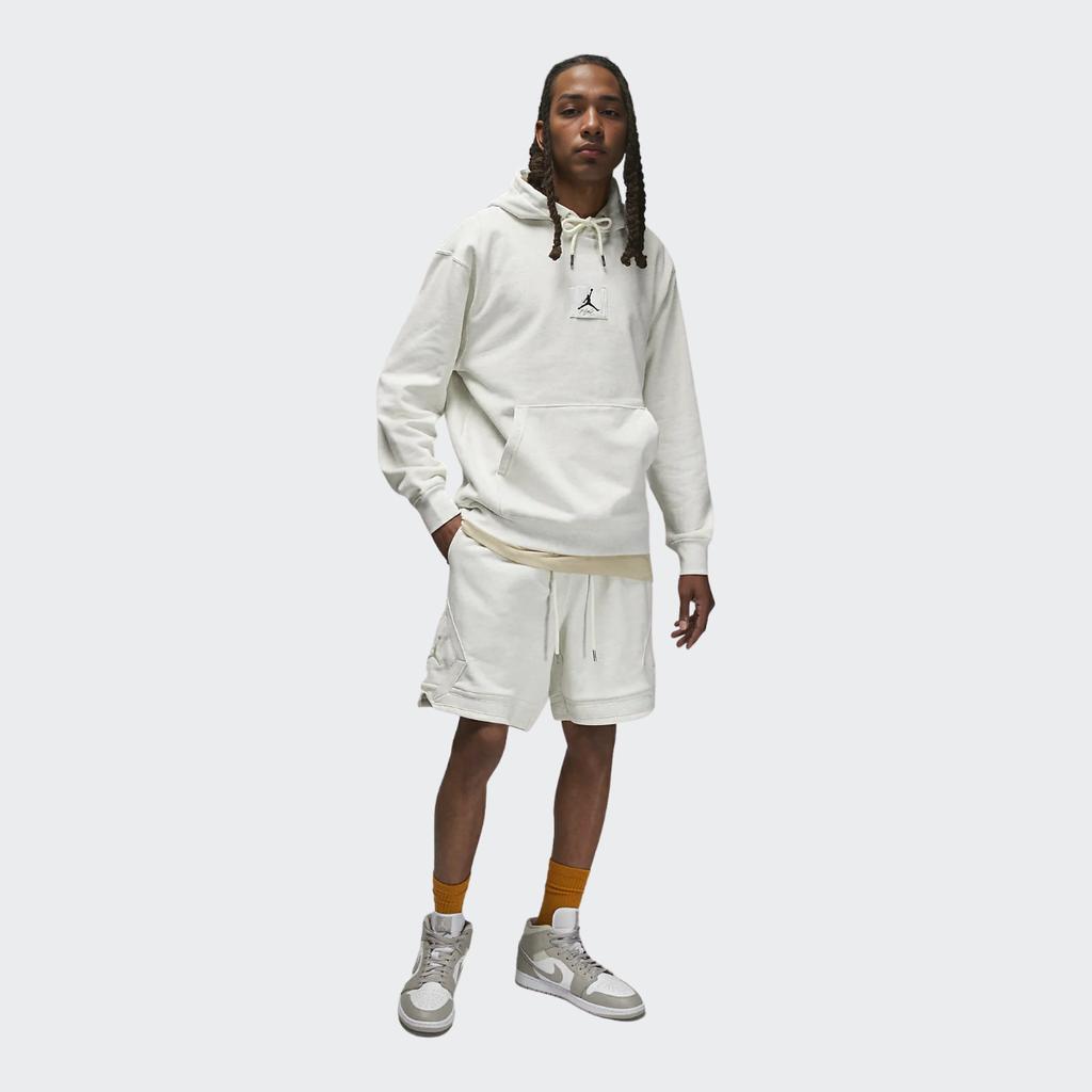 Jordan Essentials Solid Color Straight-Leg Sports Shorts Men Bottoms Sail-White DQ7473-134