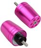 POSH FAITH Motorcycle Supplies Handlebar End Ultra Heavy Bar End for Genuine Handlebar M6 Type CB400SF Pink Honda/Suzuki CB1300SF/SB Etc.