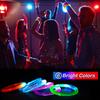10 шт. светящиеся в темноте светодиодные браслеты долговечные светящиеся неоновые браслеты игрушки светящиеся браслеты для детей