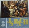LP-пластинка ИОГАНН СЕБАСТЬЯН БАХ ЙОЗЕФ ЧУХ Сонаты для виолончели и клавесина SUA10579 SUPRAPHON 1979 Чешская Республика Классика Б/У