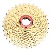 VG Sports Mountain Bike 9 Speed Freewheel Bicycle 11‑32T Cassette Flywheel Replacement Gold