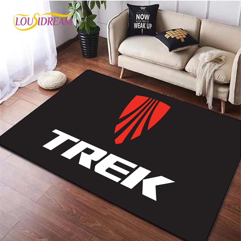 Bicycle logo Carpet for Living Room Bedroom Rugs Kitchen Kids Door Unslip Floor Mat Birthday gift photography props Alfombra Rug