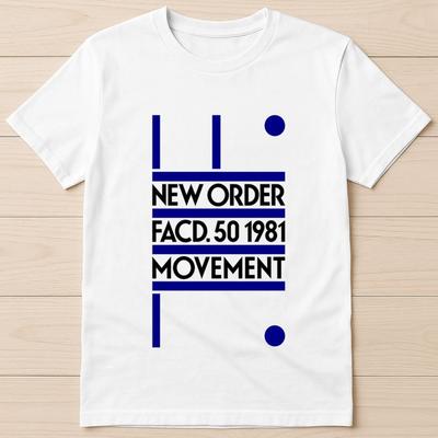 New Order Futurismo Trentino MoveUnisext Music Gift Tee T Shirt 8043
