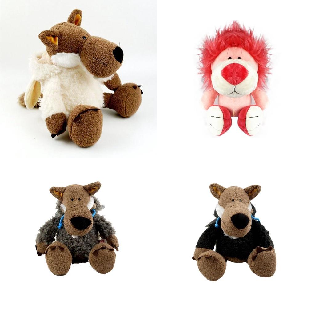 Плюшевые куклы Nici Jolly Logan Голова Овцы Волка Идеальный компаньон для обнимания для всех возрастов