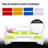 2 Pieces/set Car Reflective Sticker Safety Warning Mark Reflective Strip Tape Car-styling Bumper Decals Auto Decor