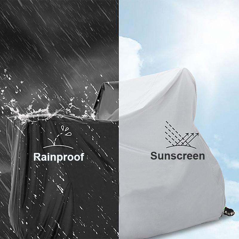 Чехол для мотоцикла Всесезонный Универсальный Погодный Прочный Качественный Водонепроницаемый Защита от Солнца Уличный Укрытие для Скутера Устойчивый к Разрывам