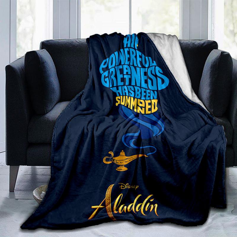 1pc, Aladdin-Inspired Home Decor: A Magical Home Blanket, Soft Flannel Throw for Your Living Room, Bedroom, or Outdoor, Perfect Gift Idea