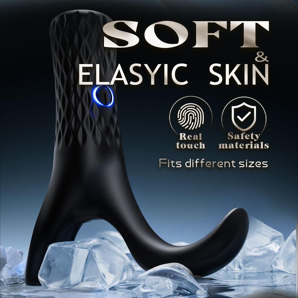 Вибрационный тренажер для головки пениса, массажер для точки G, мягкая ручная игрушка для увеличения выносливости для взрослых мужчин