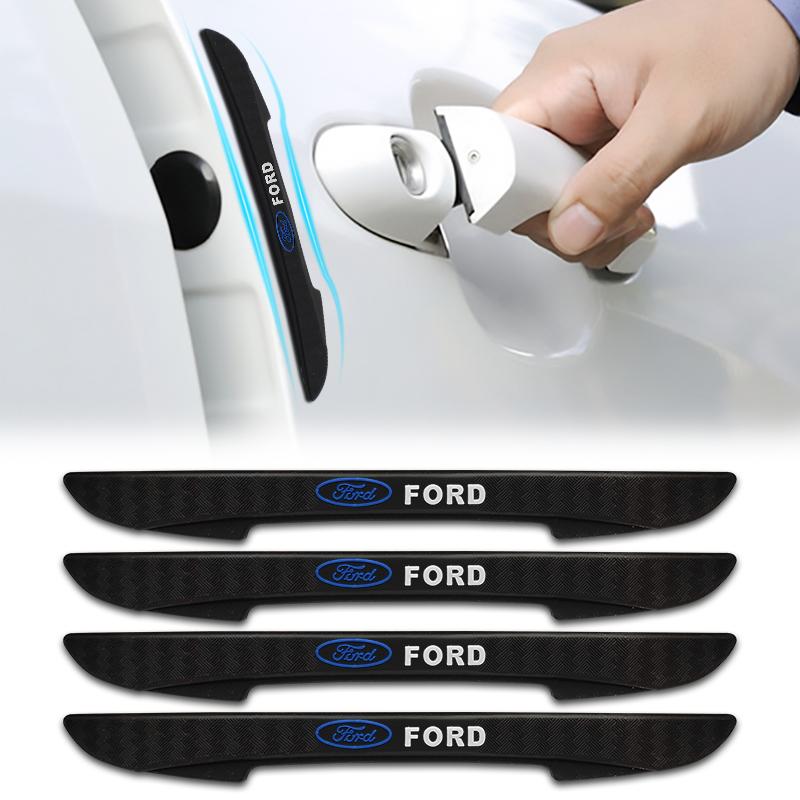 BAYP3 4pcs Car Door Edge Protector Stickers Anti Collision Anti-scratch Strips For Ford Focus Mondeo Fiesta Kuga MK2 MK3 Ecosport F150