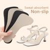 Кожаная стелька для обуви, сандалий, туфель на высоком каблуке, полустельки, нескользящая вставка, женская, ультратонкая, влаговпитывающая, дышащая, можно приклеить