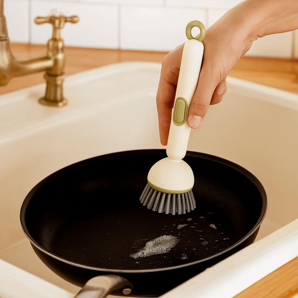 Подвесная кухонная утварь Щетка Вращающаяся Скребок для кастрюль Инструмент для чистки Щетка для мытья посуды Кухня