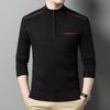 Men's Thickened Semi-High Collar Knitted Sweater