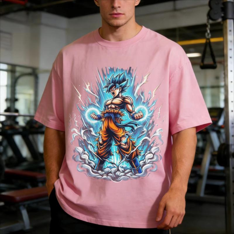 2026 Summer Hot Sale Dragon Ball Super Goku Super Saiyan Blue Family Matching TShirt Anime Gym Workout Tee for Men Women Kids