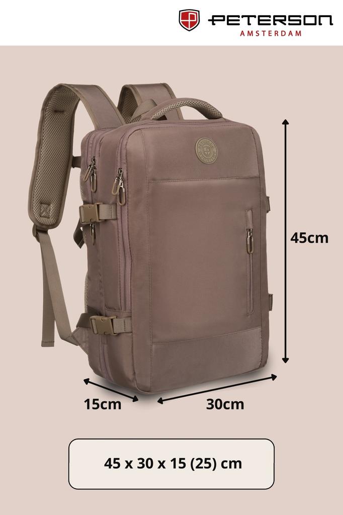 PTN 24421-5081 Beige Travel Backpack