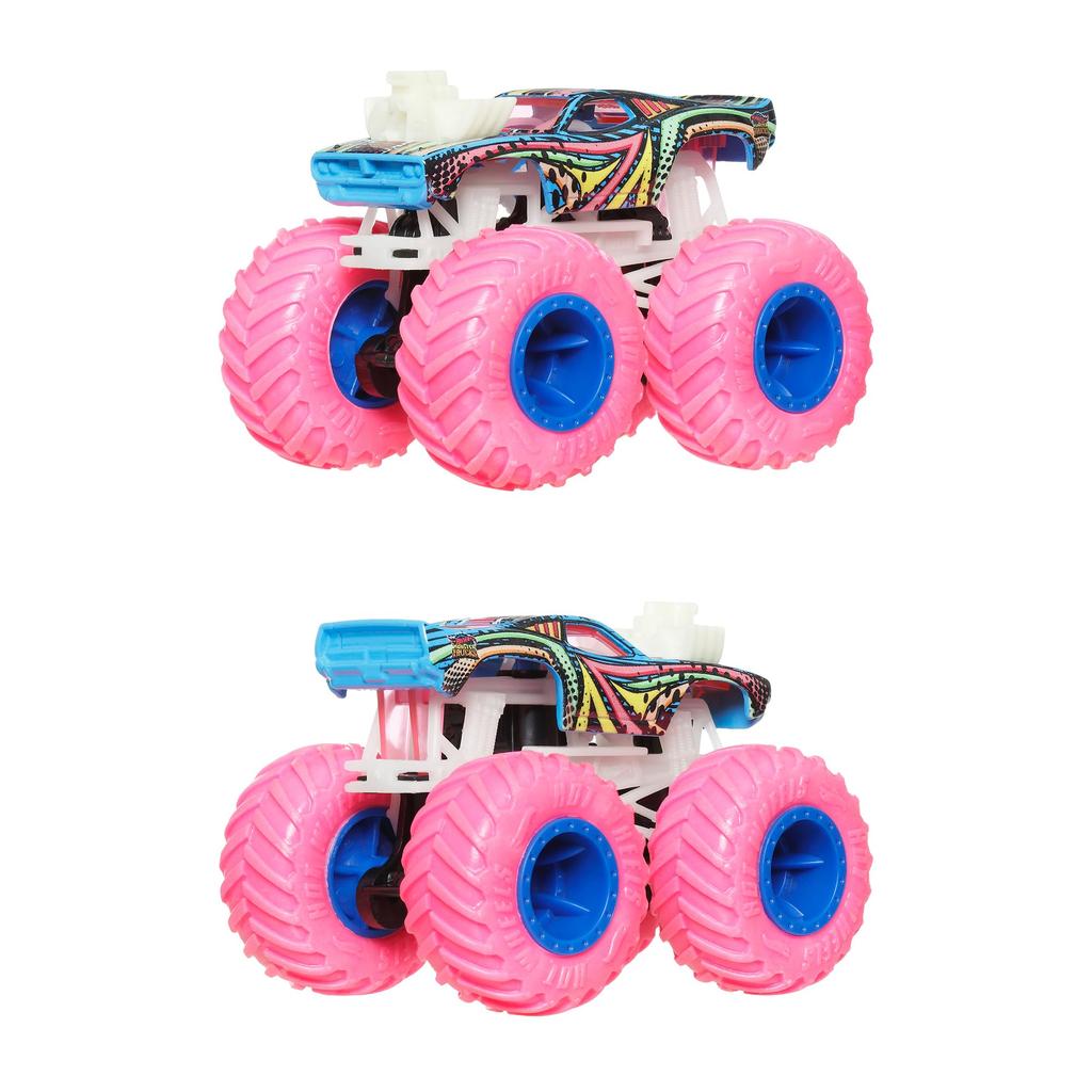Hot Wheels Light-Up! Monster Truck Assortment Vehicle Toys, Mini Cars, 6-Car Box, Ages 3+, Multi-Purpose, 986B-JFX08