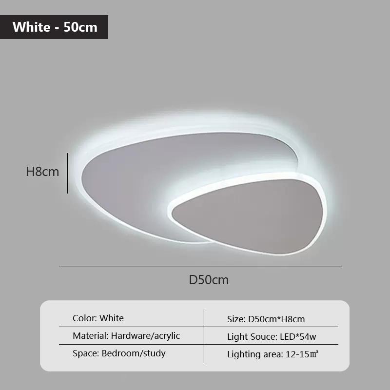 Современный светодиодный потолочный светильник, домашний декор для спальни, гостиной, кабинета, детской комнаты, кухни, люстра, белый декоративный светильник, люстра