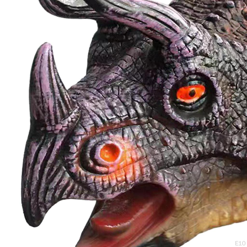 Интерактивная игрушка с изображением головы животного, кукла Дино, для детей, творческая игра на вечеринке