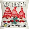 Рождественский мультяшный набор наволочек Набор из четырех Домашняя гостиная Декоративная наволочка Подушка-спинка Автомобильная поясничная подушка