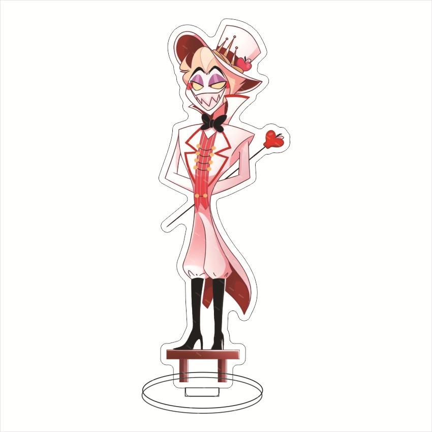 Аниме Hazbin Hotel Чарли Морнингстар Косплей Стенд Акриловые Фигурки Вагги Настольный Стоячий Знак Модель Декор Подарки на День Рождения