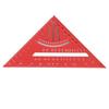 7 Inch 90 Degree Rafter Square Protractor Aluminum Alloy Woodworking Triangular Ruler Multi Angle