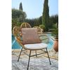 Housse de coussin "Naïa Outdoor" toutes dimensions L'effet Papillon - Naîa Corail - Housse de coussin 45 x 45 cm