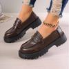 2024 Shoes Women Plus Size Loafers Women British Style Platform Shoes Office Ladies Light Casual Designer Shoes Zapatos De Mujer
