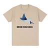 Eene Rochen Funny Shark Smoking Humor Graphic T Shirts Unisexs Clothing Oversized Cotton Short Sleeve TShirts Harajuku Streetwear