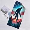 Bigfoot Fashion Beach Towel: Ideal for Summer Adventures Soft, absorbent and quick drying suitable for swimming and bathing