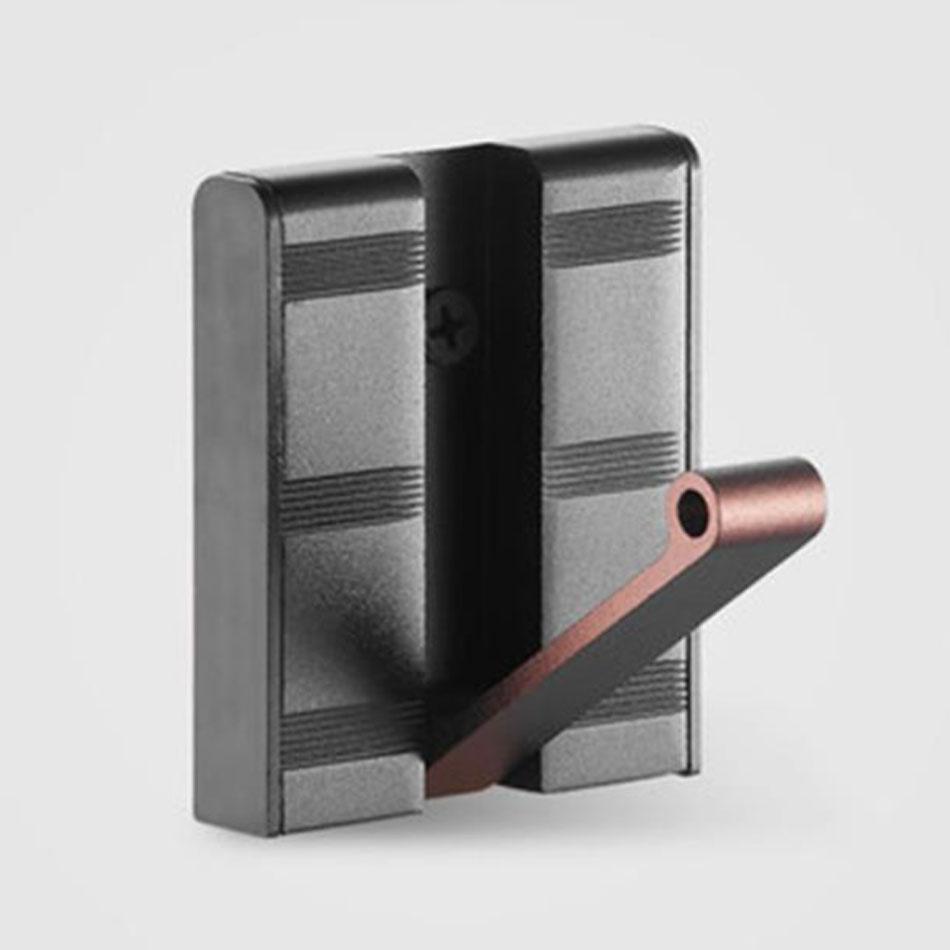 Невидимый складной настенный крючок, черный, серебристый, золотой, алюминиевый, для прихожей, ванной, туалета, двери, для хранения одежды и полотенец 1 2 3 4 5 6 Крючки