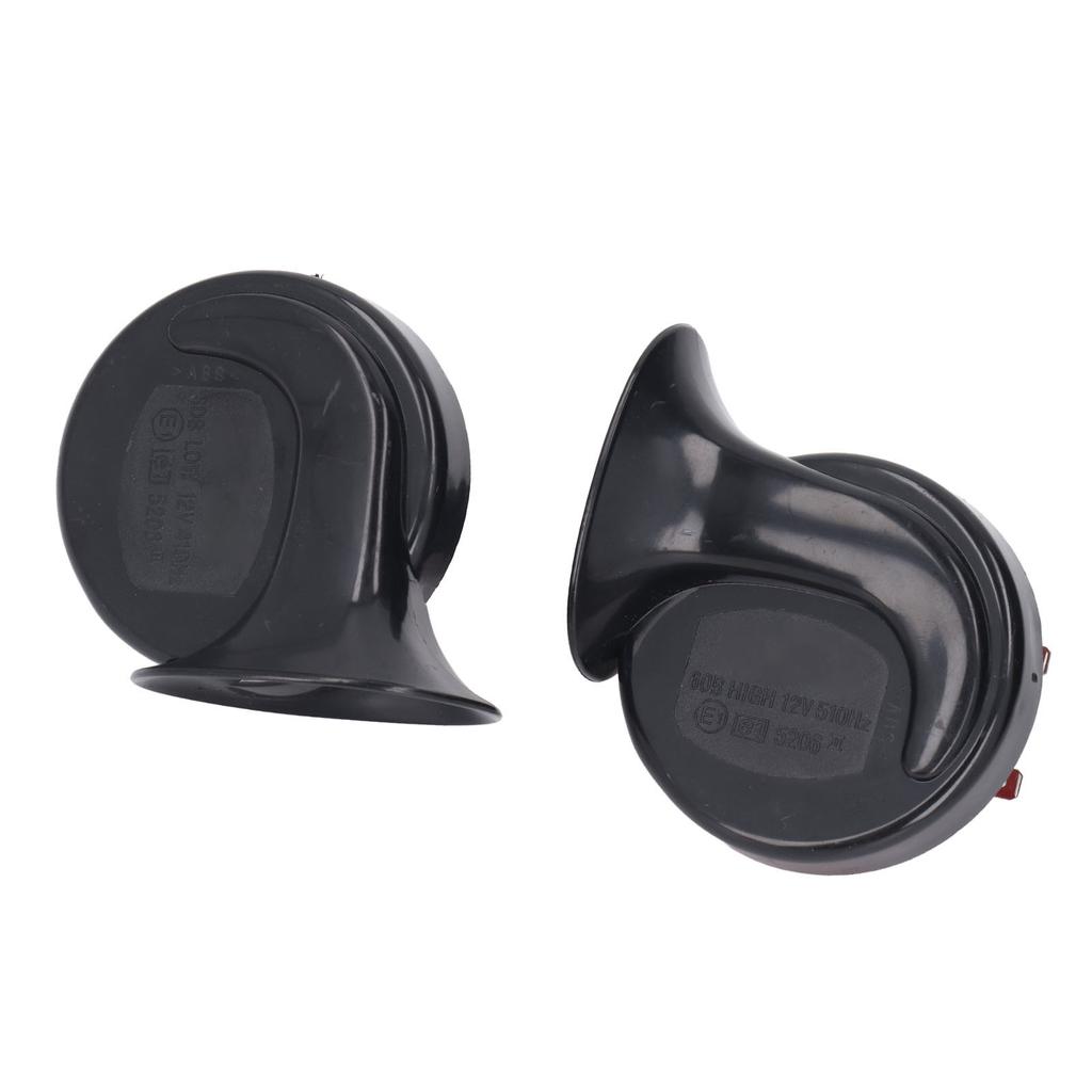 Pair of DC 12V Car Horn Kit Waterproof Super Loud 130db Air Electric Snail Horn for Truck Car