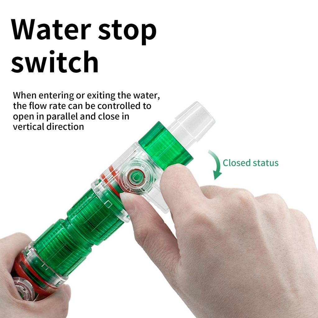 Соединитель шланга аквариума 12/16 мм с быстроразъемным соединением Easy Plug для адаптера водопроводной трубы, аксессуар для обслуживания аквариума