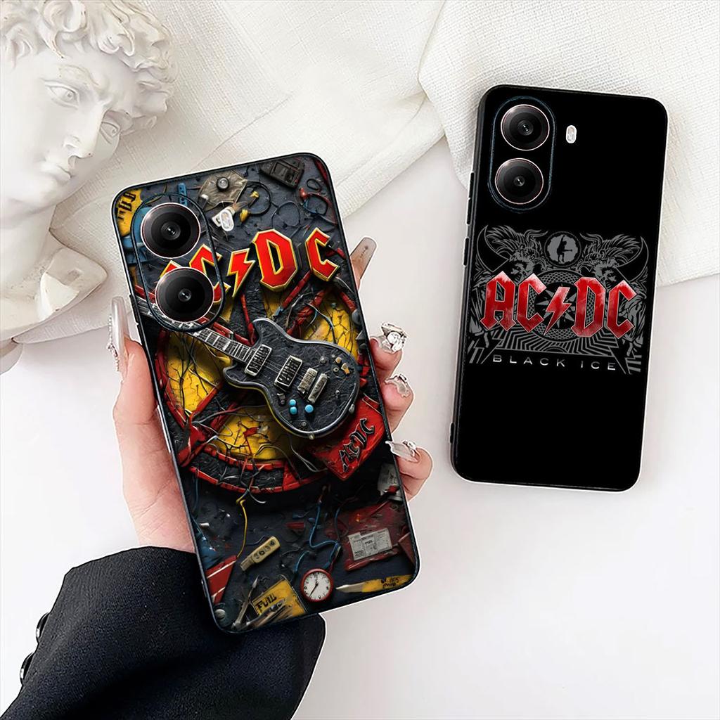 A-Acdc Poster Coque Phone Cover for Samsung Galaxy A06 A05 A14 A50 A51 A52 A12 A13 A23 A70 A07 A25 A26 A72 A56 Casing Coque Case
