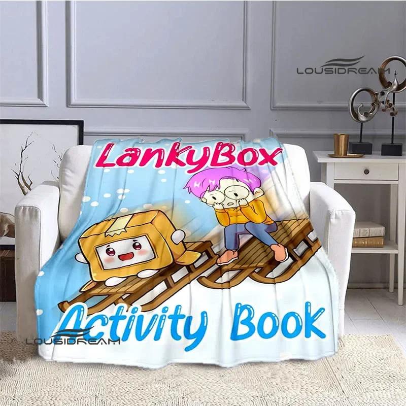 Lankybox Foxy Boxy милое одеяло теплое одеяло с фланцем мягкое и удобное одеяло домашнее дорожное одеяло подкладка для кровати подарок на день рождения