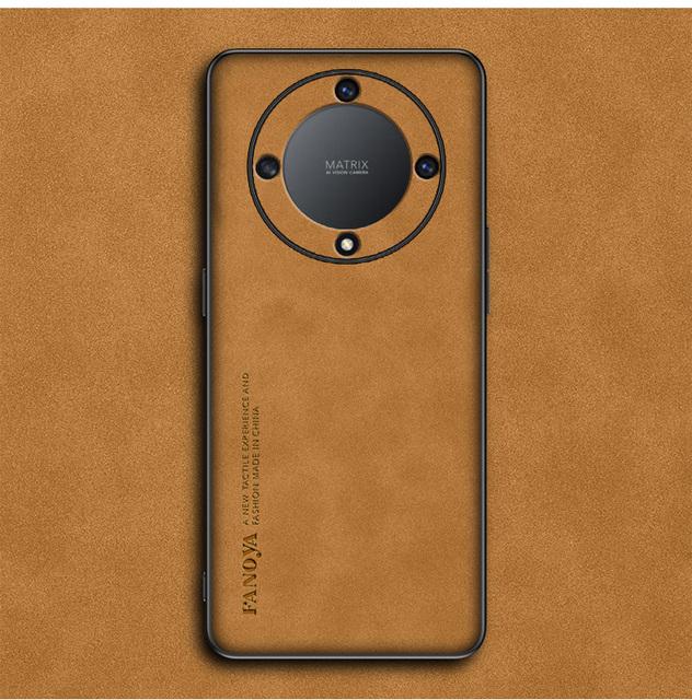 Роскошный мягкий чехол из овчины из искусственной кожи для Huawei Honor X9A X8A X7A Magic 5 Lite 5 Pro, матовая задняя крышка